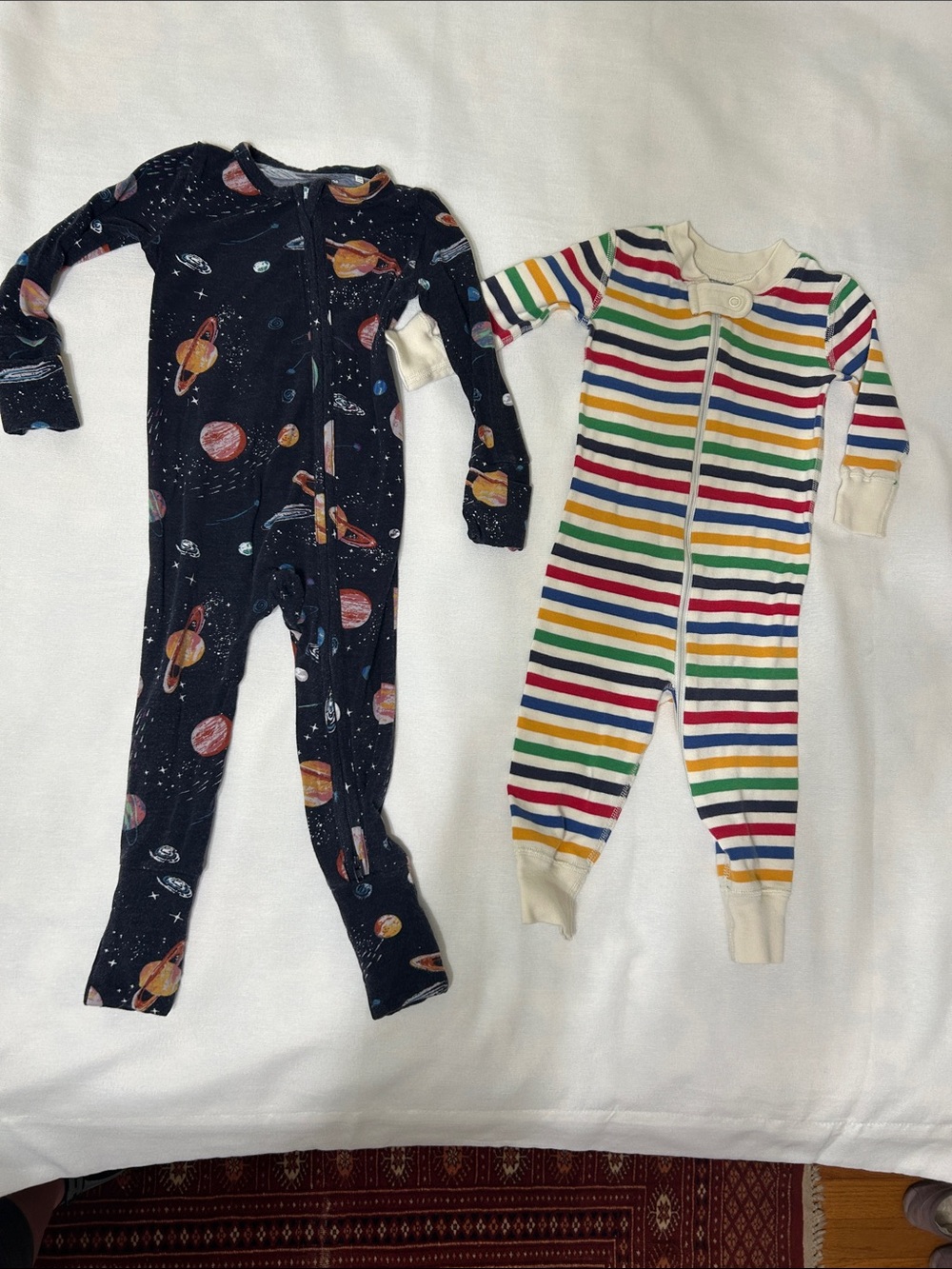 Hanna Andersson snd Angel Dear zipper pjs, size 6-12 mo